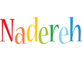 Nadereh birthday logo