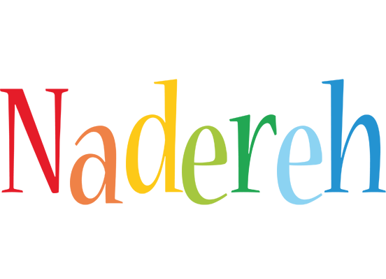 Nadereh birthday logo