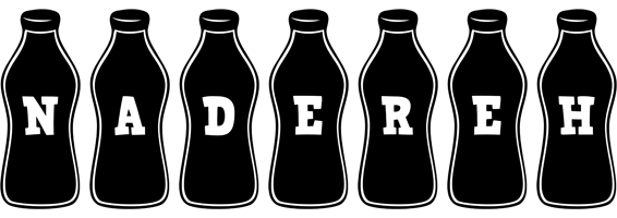 Nadereh bottle logo