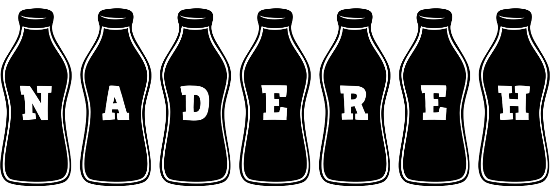 Nadereh bottle logo