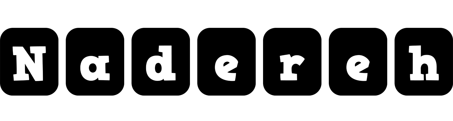 Nadereh box logo