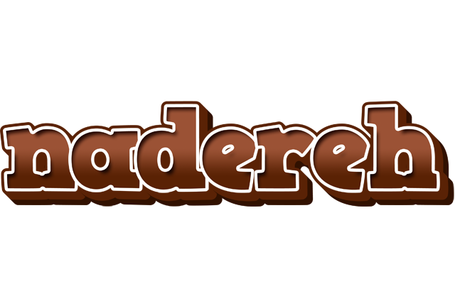 Nadereh brownie logo
