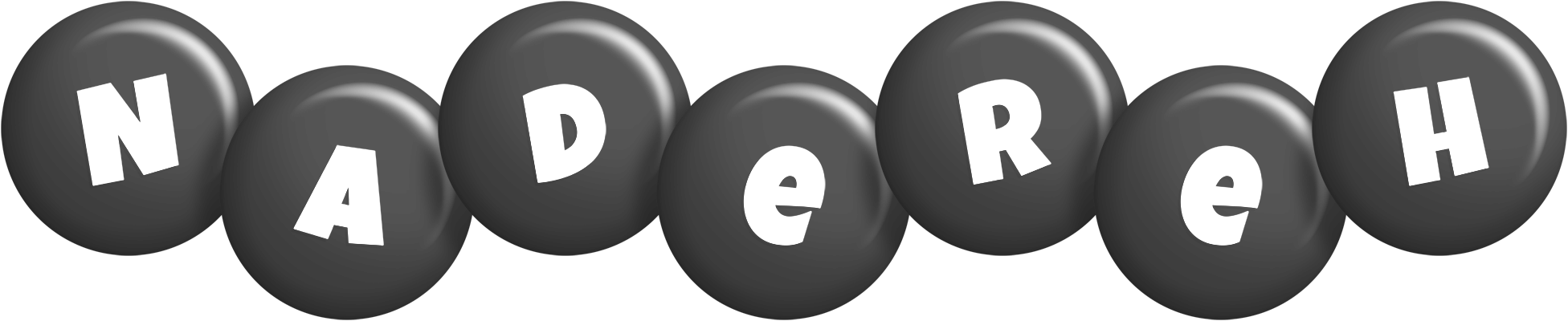 Nadereh candy-black logo