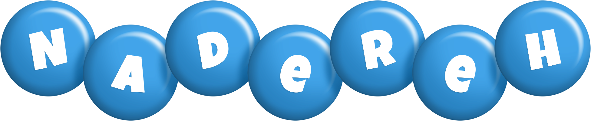 Nadereh candy-blue logo