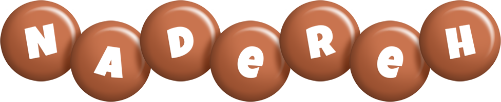 Nadereh candy-brown logo