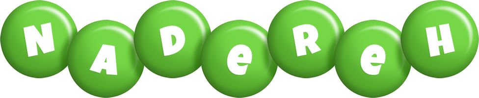 Nadereh candy-green logo