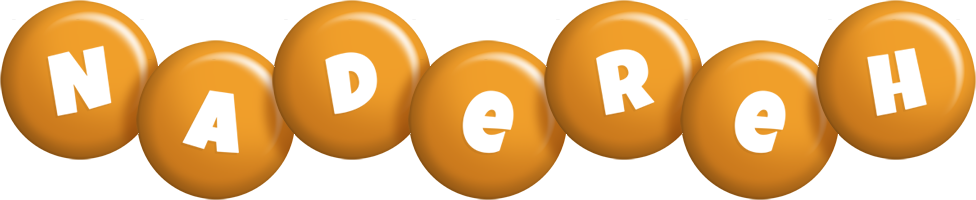 Nadereh candy-orange logo