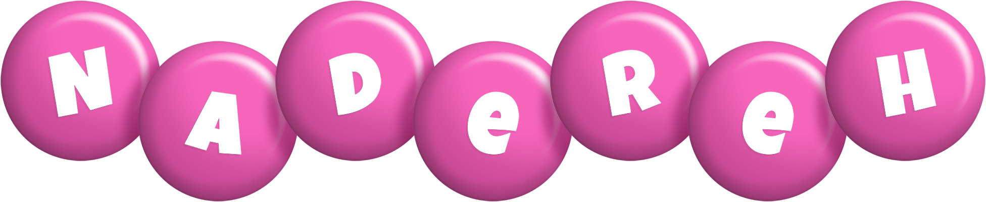 Nadereh candy-pink logo