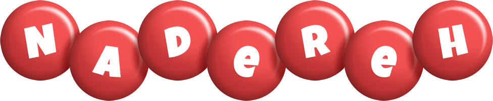 Nadereh candy-red logo