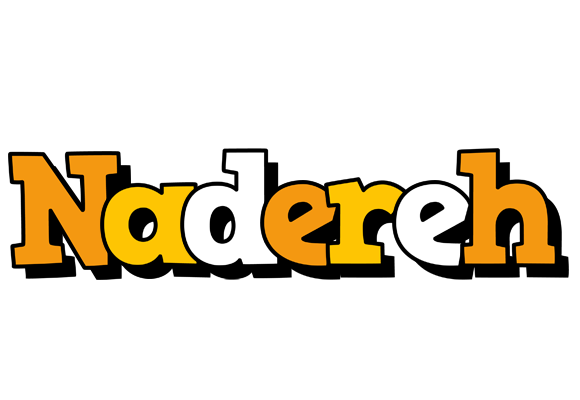 Nadereh cartoon logo