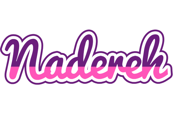 Nadereh cheerful logo