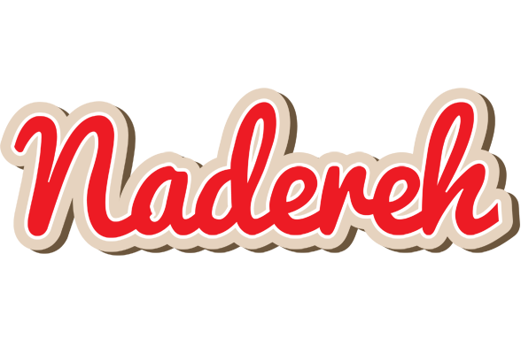Nadereh chocolate logo