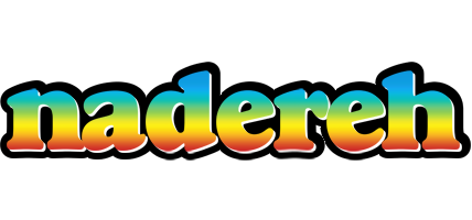 Nadereh color logo