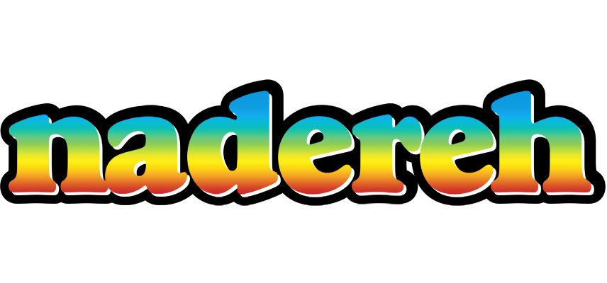 Nadereh color logo