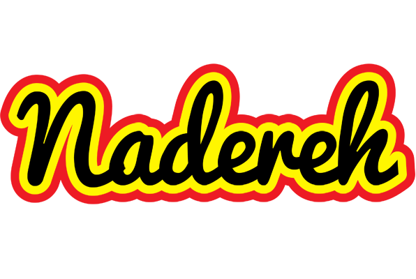 Nadereh flaming logo