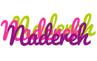 Nadereh flowers logo