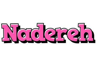 Nadereh girlish logo