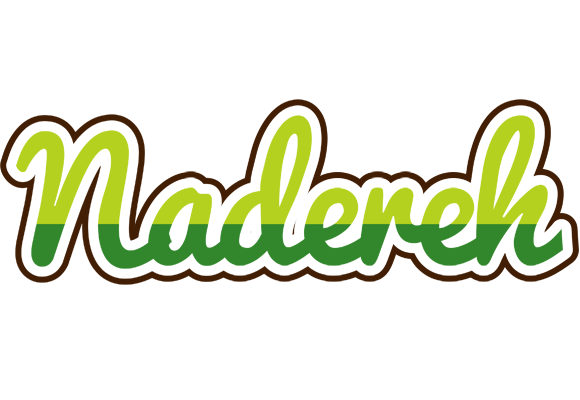 Nadereh golfing logo