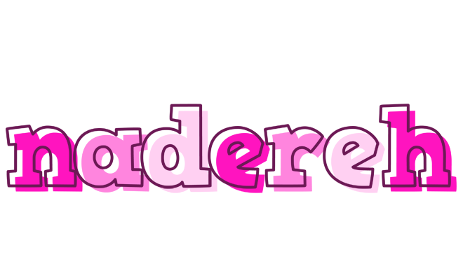 Nadereh hello logo