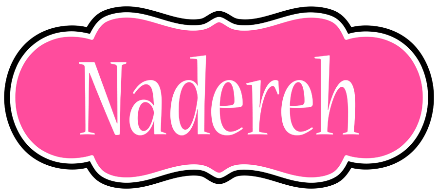 Nadereh invitation logo