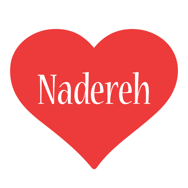 Nadereh love logo