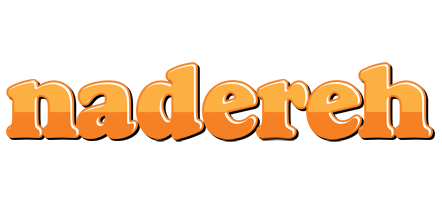 Nadereh orange logo