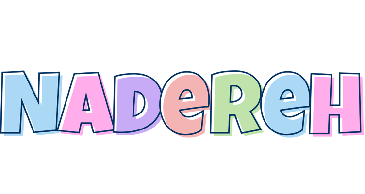 Nadereh pastel logo
