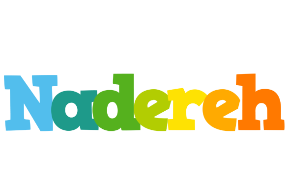 Nadereh rainbows logo