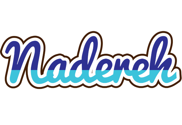 Nadereh raining logo