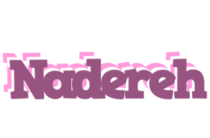 Nadereh relaxing logo