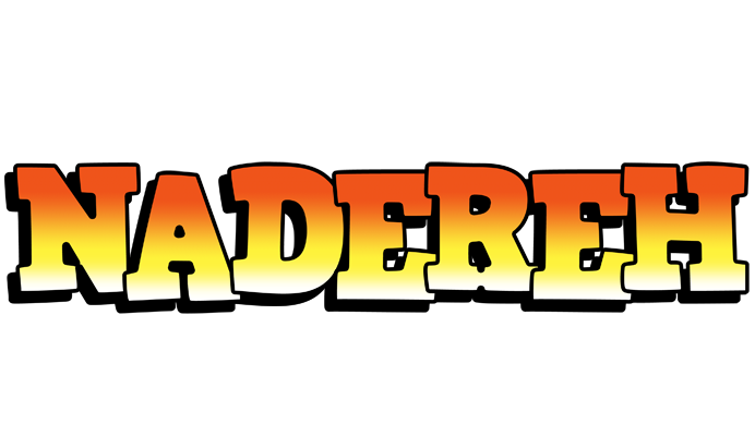 Nadereh sunset logo