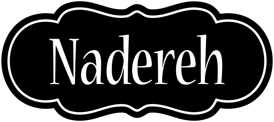 Nadereh welcome logo