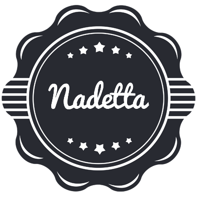 Nadetta badge logo