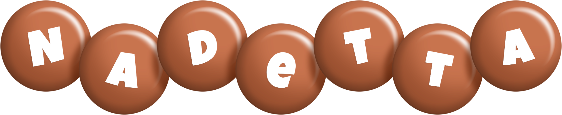 Nadetta candy-brown logo