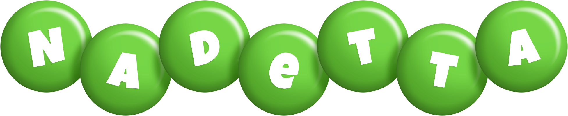 Nadetta candy-green logo