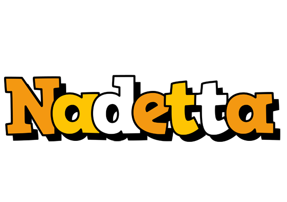 Nadetta cartoon logo