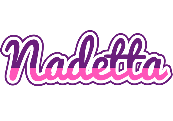 Nadetta cheerful logo