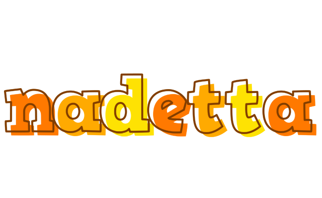 Nadetta desert logo