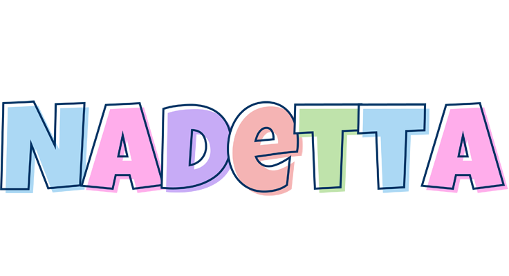 Nadetta pastel logo