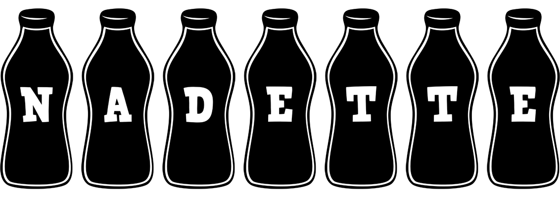 Nadette bottle logo