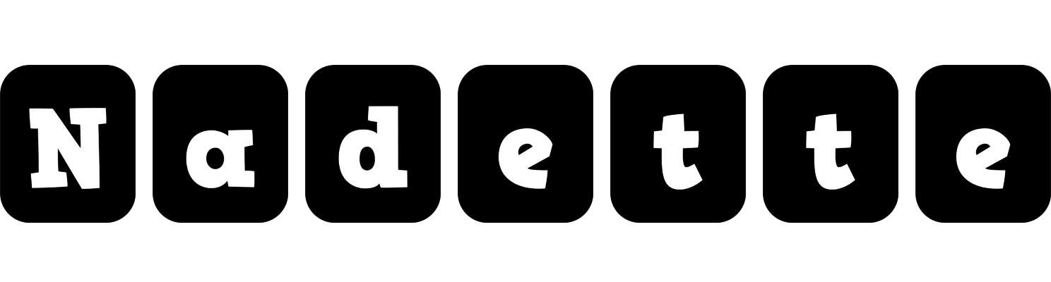 Nadette box logo