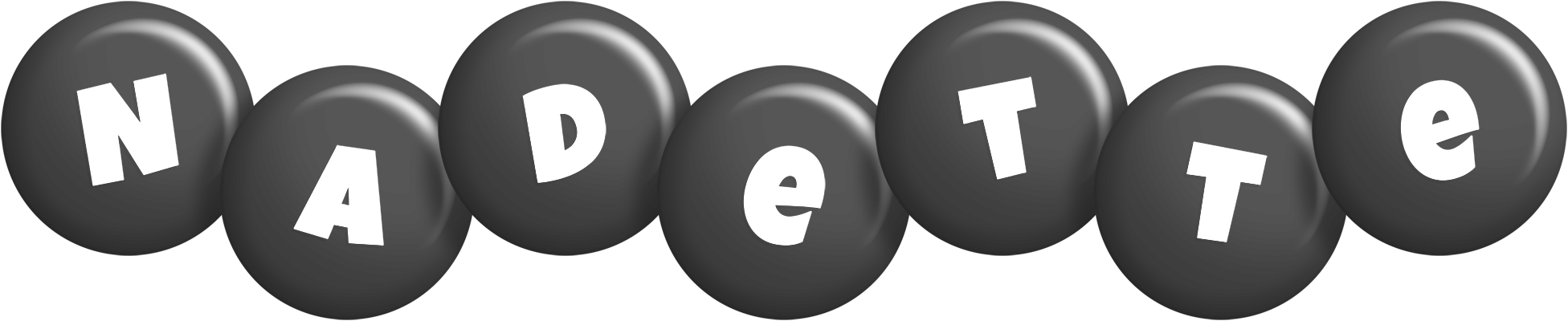 Nadette candy-black logo