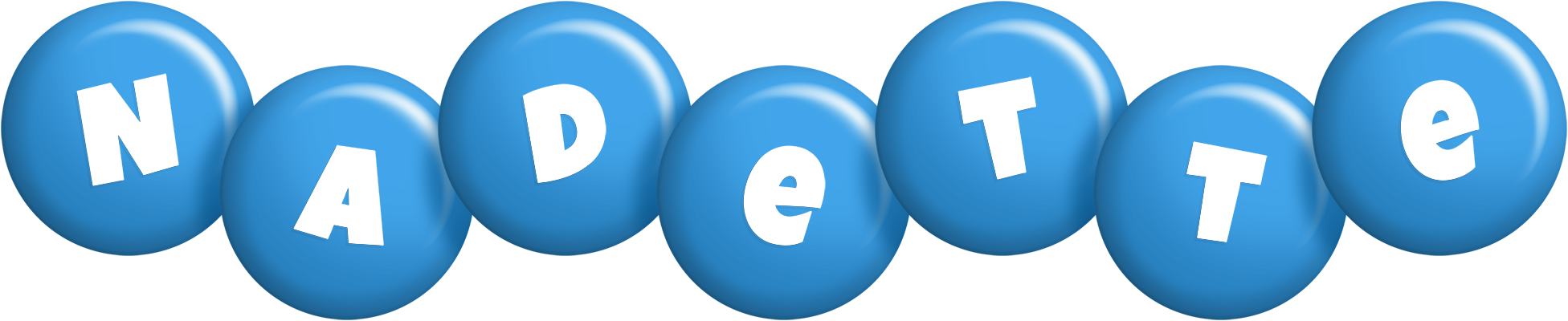 Nadette candy-blue logo