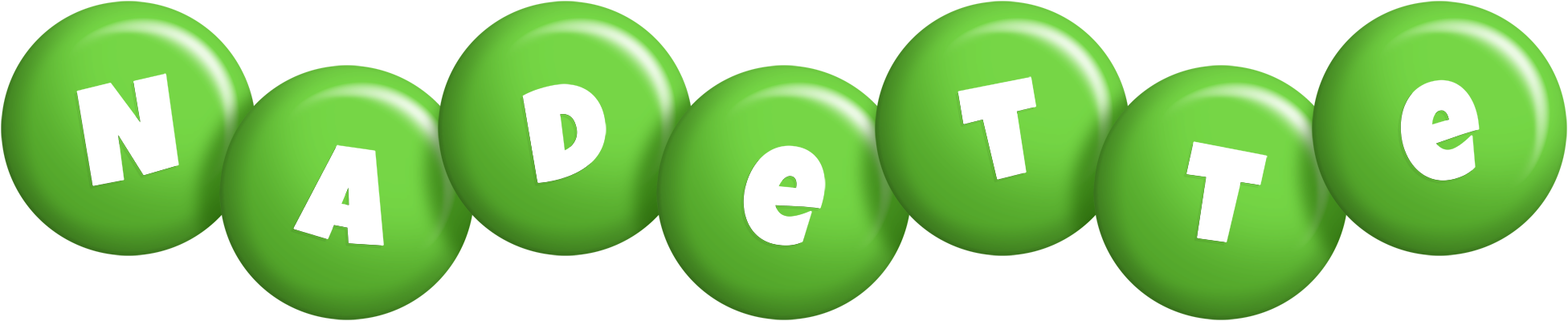 Nadette candy-green logo