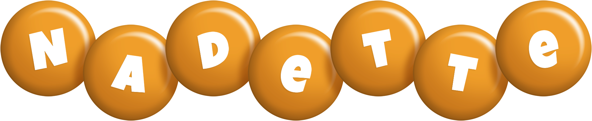 Nadette candy-orange logo