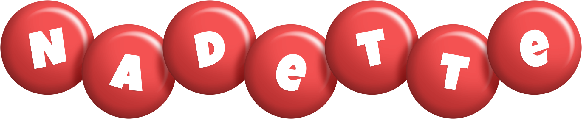 Nadette candy-red logo
