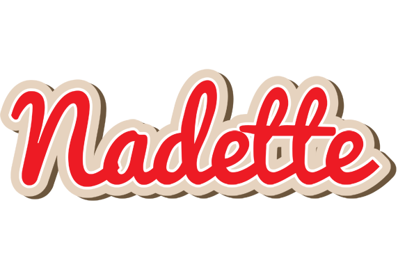Nadette chocolate logo
