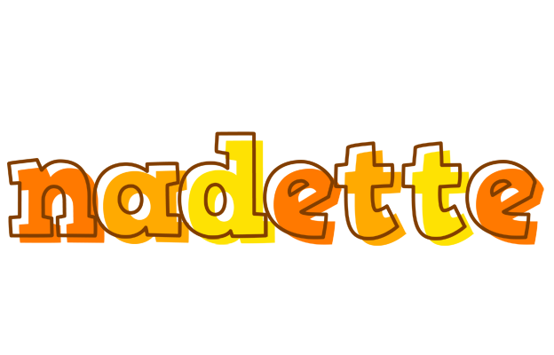 Nadette desert logo