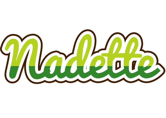 Nadette golfing logo