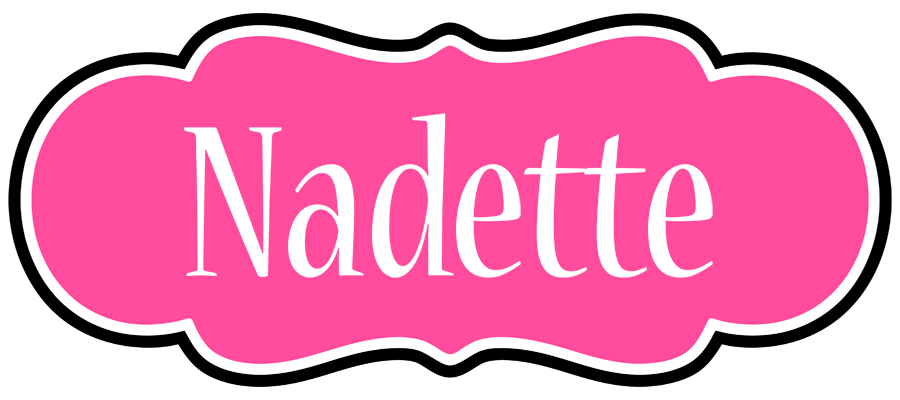 Nadette invitation logo